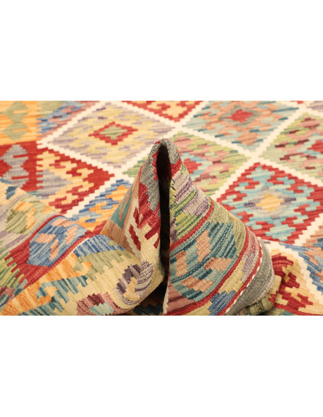 Kilim 203x287 Cm Kilim Afghanistan, Lana Cardata A Mano,