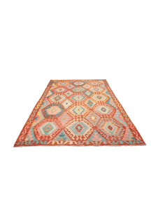 Kilim 177x252 Cm Kilim Afgano Lana Cardata A Mano Ordito 2