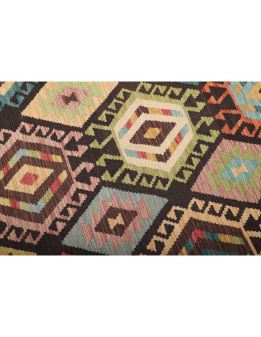 Kilim 174x238 Cm Kilim Afghanistan Lana Cardata A Mano