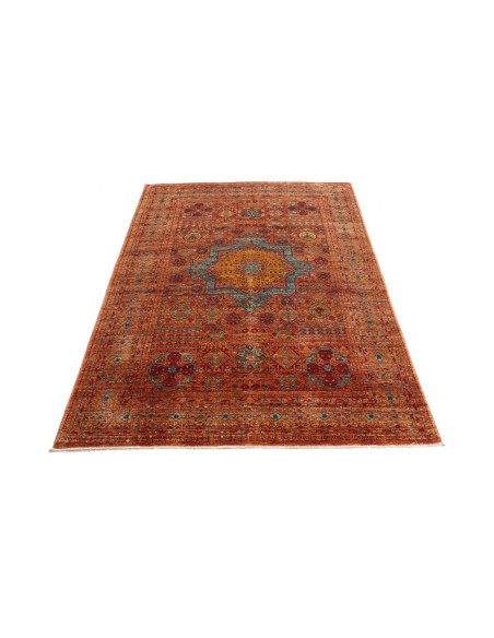 Rug Mamlouk Pakistan 126x172 Terracotta Red