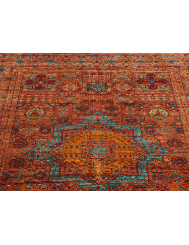 Rug Mamlouk Pakistan 126x172 Terracotta Red