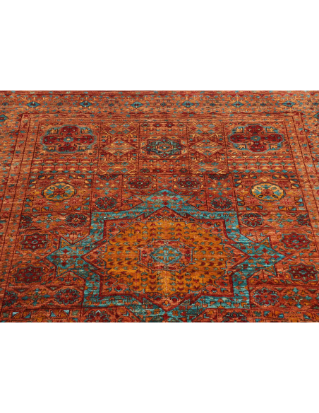 Tappeto Mamlouk Pakistan 126x172 Terracotta Ros
