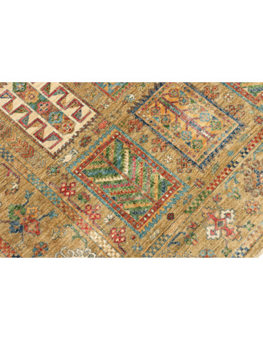 Tappeto Tribal Pakistan 147x205 Ocra Blu
