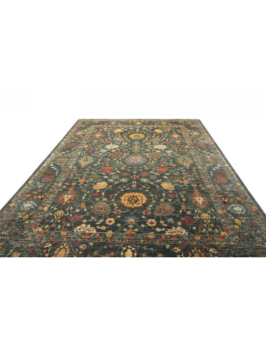 Rug Shahi Fine Pakistan 262x360 Petrol Blue Gol