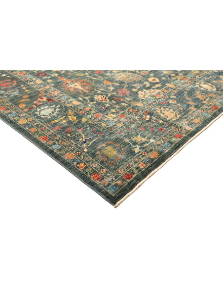 Rug Shahi Fine Pakistan 262x360 Petrol Blue Gol