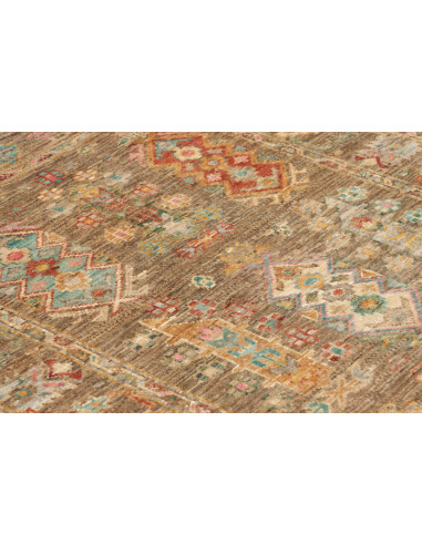 Tappeto Tribal Pakistan 83x126 Marrone Terra Tu
