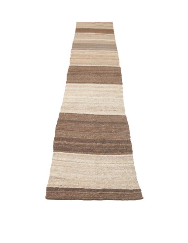 Rug Kilim Kavir Persia maroon green 63x1690