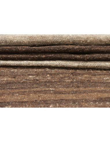 Rug Kilim Kavir Persia maroon green 63x1690