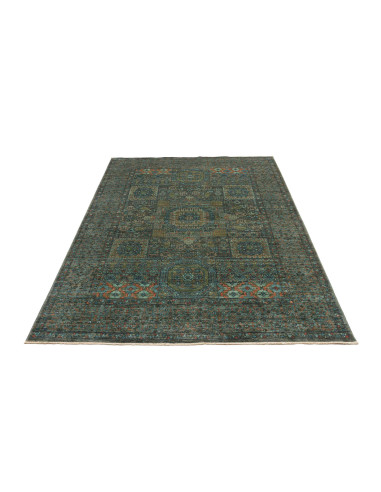 Rug Mamlouk Pakistan 168x240 Petrol Blue Green