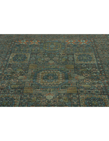 Rug Mamlouk Pakistan 168x240 Petrol Blue Green