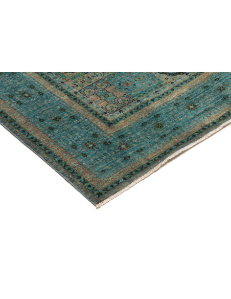 Rug Mamlouk Pakistan 146x202 Turquoise Beige