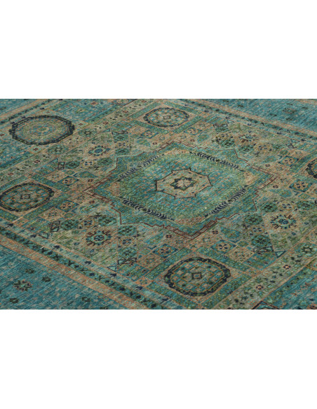 Rug Mamlouk Pakistan 146x202 Turquoise Beige