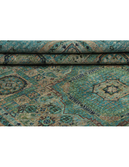 Rug Mamlouk Pakistan 146x202 Turquoise Beige