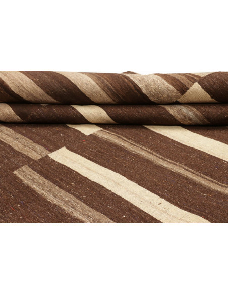 Rug Kilim Kavir Persia green 271x377