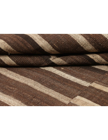 Rug Kilim Kavir Persia green maroon 197x302