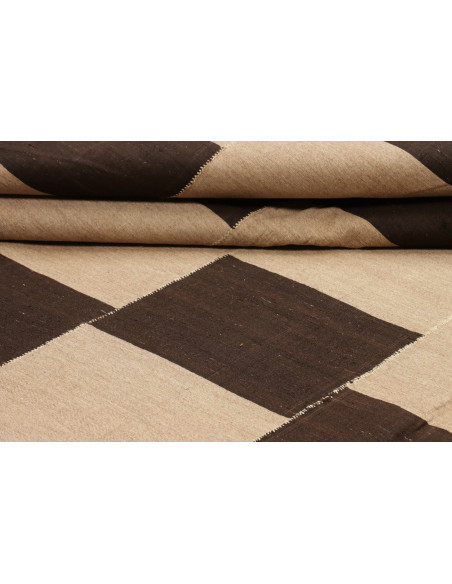 Rug Kilim Kavir Persia maroon green 222x285