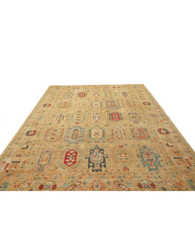 Tappeto Tribal Pakistan 253x338 Sabbia Dorata R