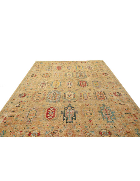 Tappeto Tribal Pakistan 253x338 Sabbia Dorata R