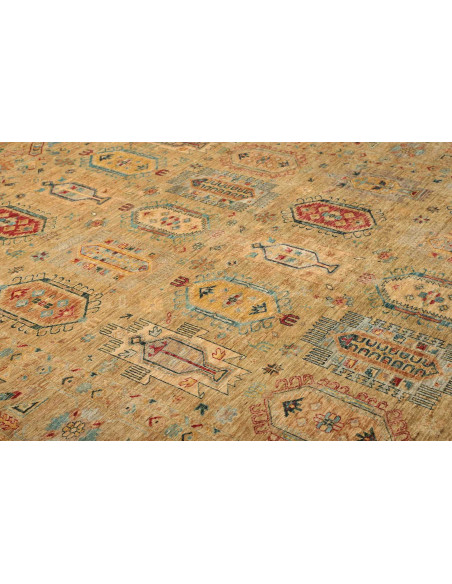 Tappeto Tribal Pakistan 253x338 Sabbia Dorata R