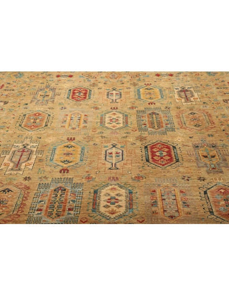 Tappeto Tribal Pakistan 253x338 Sabbia Dorata R