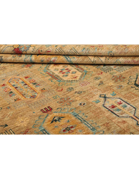 Tappeto Tribal Pakistan 253x338 Sabbia Dorata R