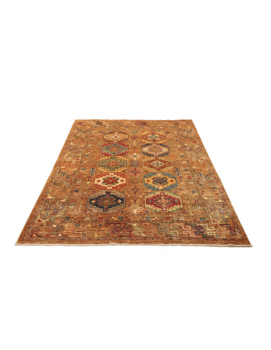 Rug Tribal Pakistan 149x202 Earthy Brown Gold