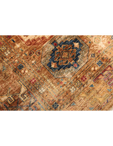 Rug Tribal Pakistan 149x202 Earthy Brown Gold