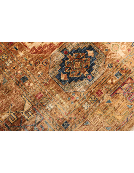 Rug Tribal Pakistan 149x202 Earthy Brown Gold
