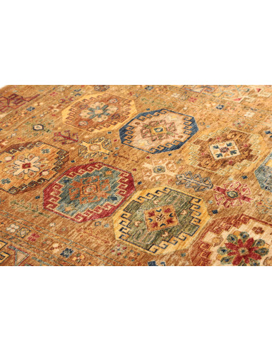 Rug Tribal Pakistan 149x202 Earthy Brown Gold