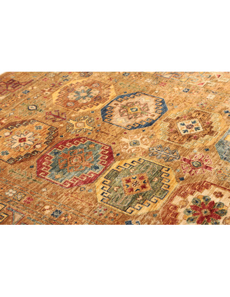 Rug Tribal Pakistan 149x202 Earthy Brown Gold