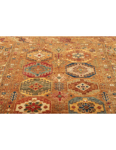 Rug Tribal Pakistan 149x202 Earthy Brown Gold