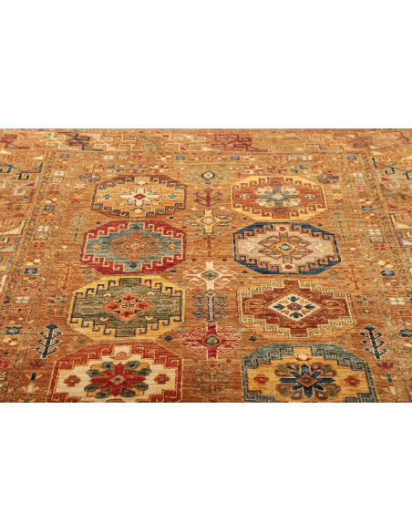 Rug Tribal Pakistan 149x202 Earthy Brown Gold