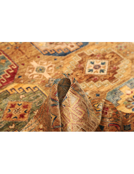Rug Tribal Pakistan 149x202 Earthy Brown Gold