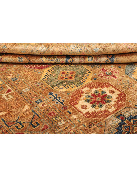 Rug Tribal Pakistan 149x202 Earthy Brown Gold