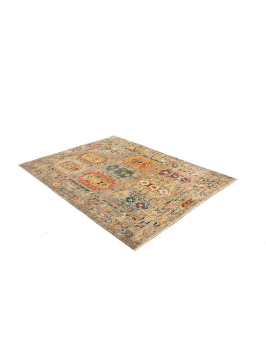 Rug Tribal Pakistan 148x200 Grey-brown Turquois