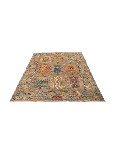Tappeto Tribal Pakistan 148x200 Grigio-marrone