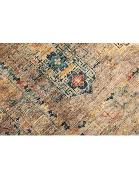 Rug Tribal Pakistan 148x200 Grey-brown Turquois