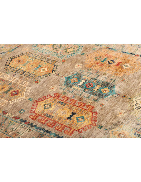 Rug Tribal Pakistan 148x200 Grey-brown Turquois