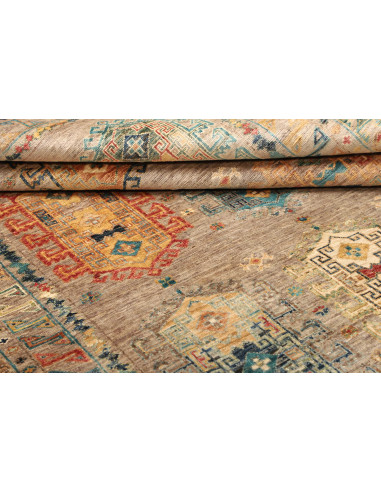 Rug Tribal Pakistan 148x200 Grey-brown Turquois