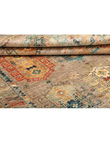 Tappeto Tribal Pakistan 148x200 Grigio-marrone