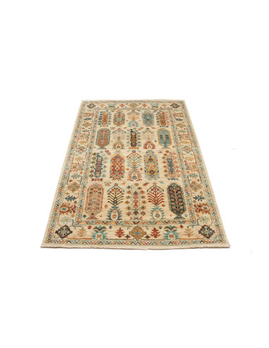 Tribal 126x189 Cm Tribal, Pakistan, Lana Cardata A Mano,