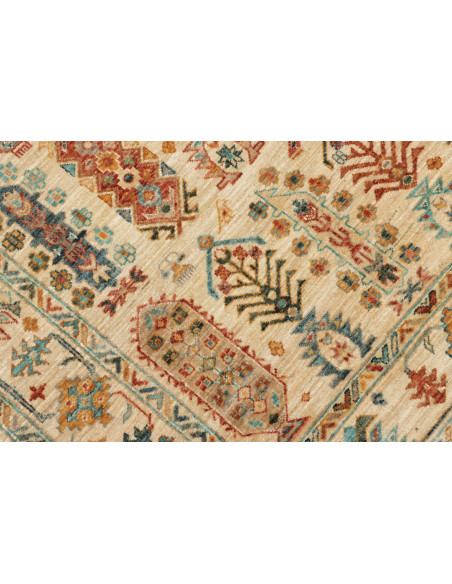 Tribal 126x189 Cm Tribal, Pakistan, Lana Cardata A Mano,