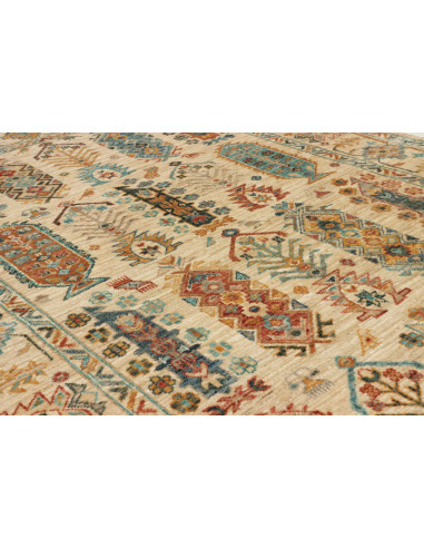Tribal 126x189 Cm Tribal, Pakistan, Lana Cardata A Mano,