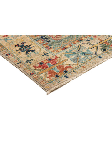 Tappeto Tribal Pakistan 147x197 Beige Di Verde