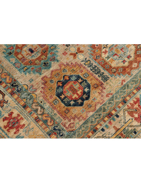 Tappeto Tribal Pakistan 147x197 Beige Di Verde