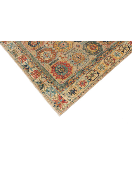 Tappeto Tribal Pakistan 147x197 Beige Di Verde