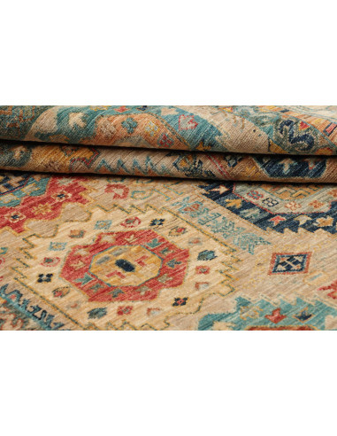 Tappeto Tribal Pakistan 147x197 Beige Di Verde