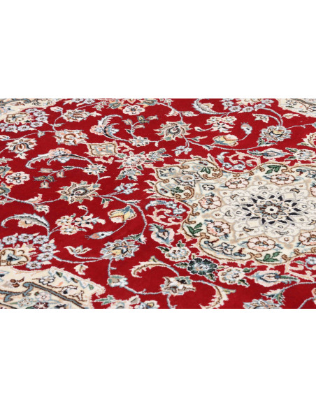 Nain 9la 102x157 Cm Nain 9la, Persia, Lana Cardata A Mano E