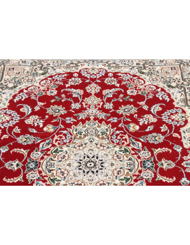 Nain 9la 102x157 Cm Nain 9la, Persia, Lana Cardata A Mano E