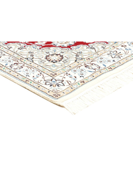 Nain 9la 101x151 Cm Nain 9la, Persia, Lana Cardata A Mano E
